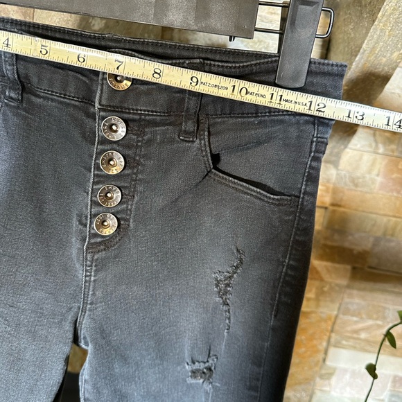 Empyre High Rise Distressed Black Skinny Jeans 3 - Discounted!! - Picture 7 of 10